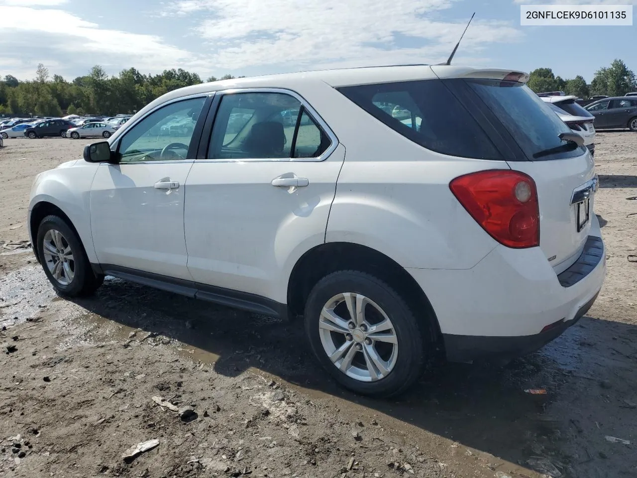 2013 Chevrolet Equinox Ls VIN: 2GNFLCEK9D6101135 Lot: 68713354