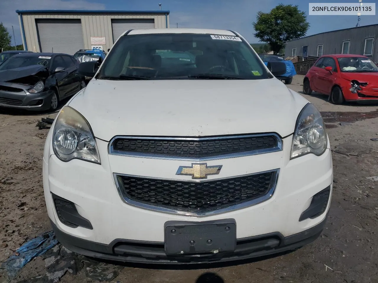 2013 Chevrolet Equinox Ls VIN: 2GNFLCEK9D6101135 Lot: 68713354