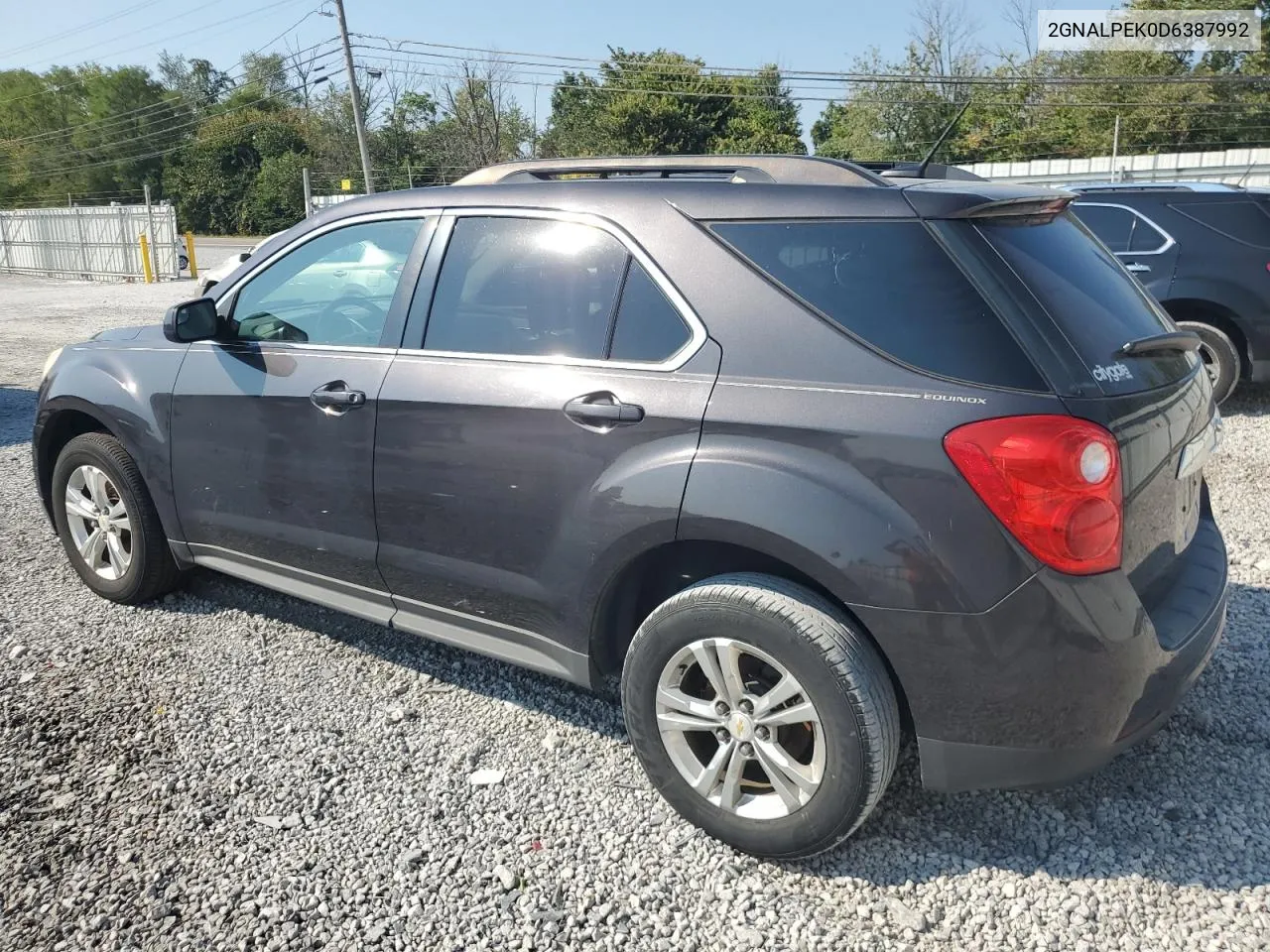 2013 Chevrolet Equinox Lt VIN: 2GNALPEK0D6387992 Lot: 69020254