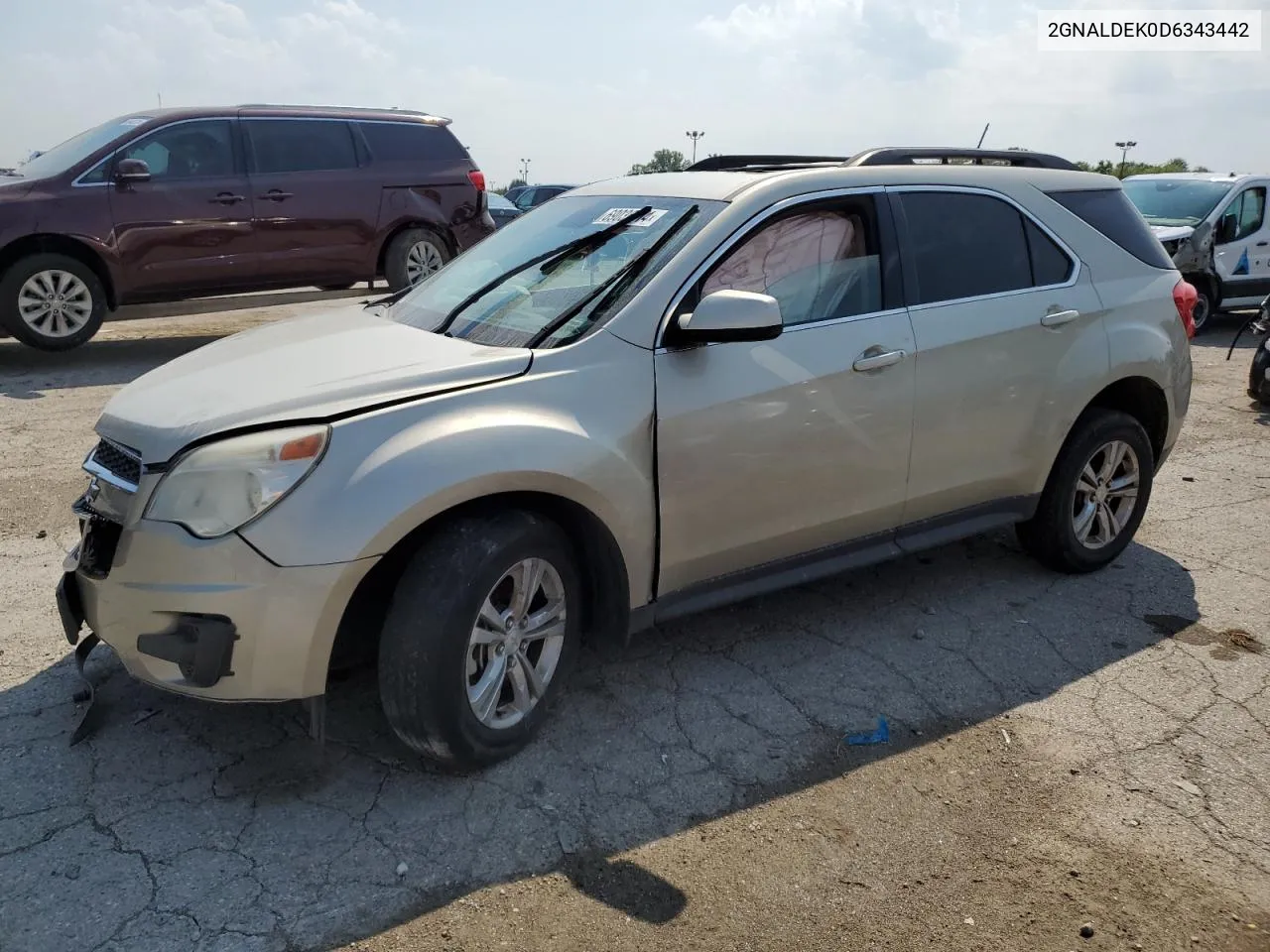 2GNALDEK0D6343442 2013 Chevrolet Equinox Lt