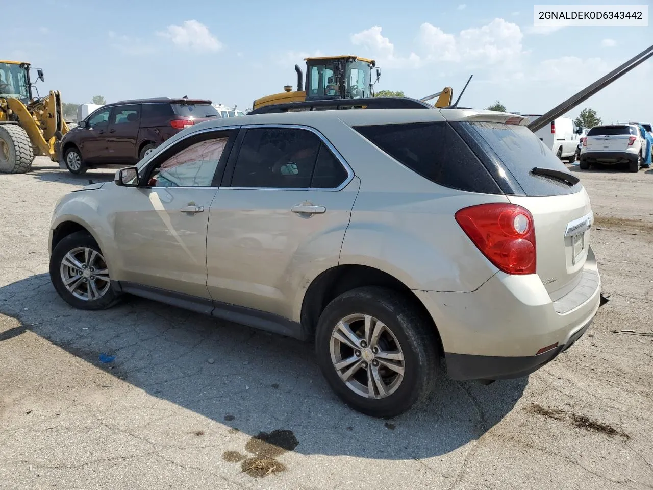 2GNALDEK0D6343442 2013 Chevrolet Equinox Lt