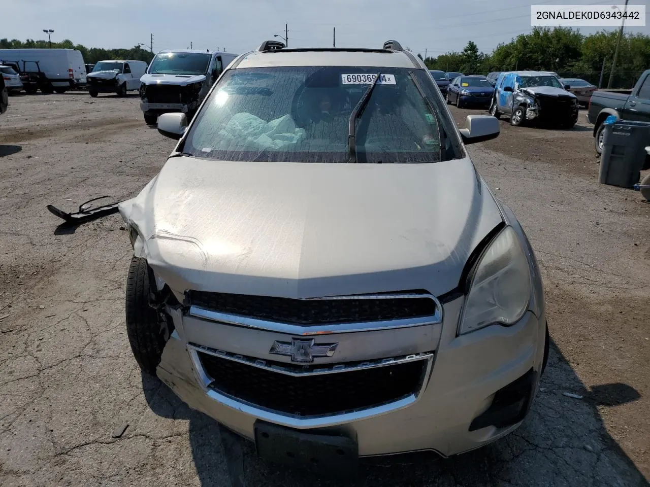 2GNALDEK0D6343442 2013 Chevrolet Equinox Lt