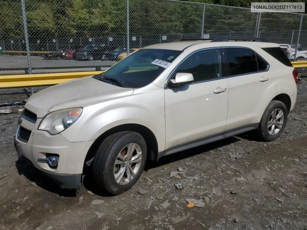 2013 Chevrolet Equinox Lt VIN: 1GNALDEK2DZ117813 Lot: 69153174