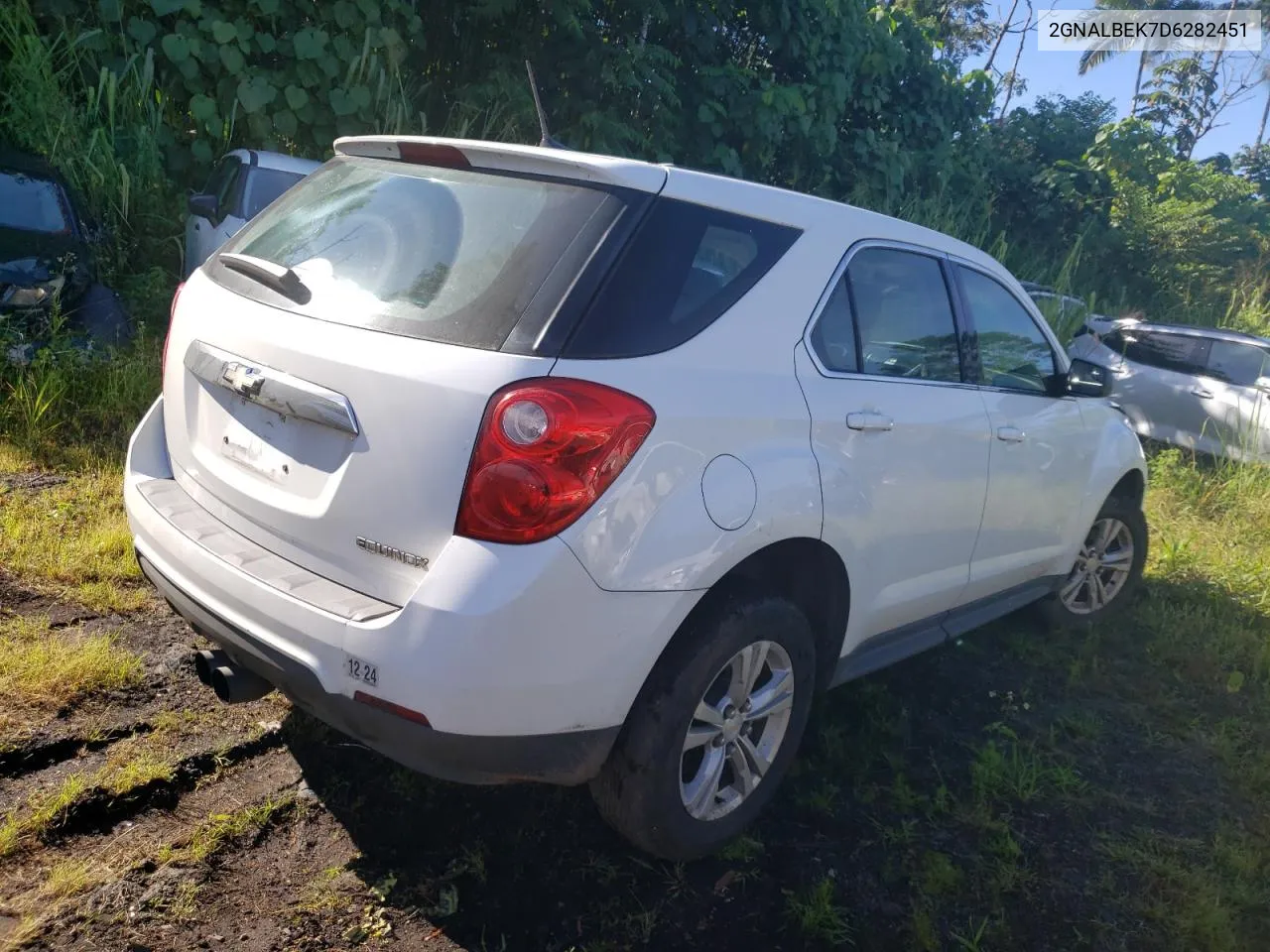 2013 Chevrolet Equinox Ls VIN: 2GNALBEK7D6282451 Lot: 69378764