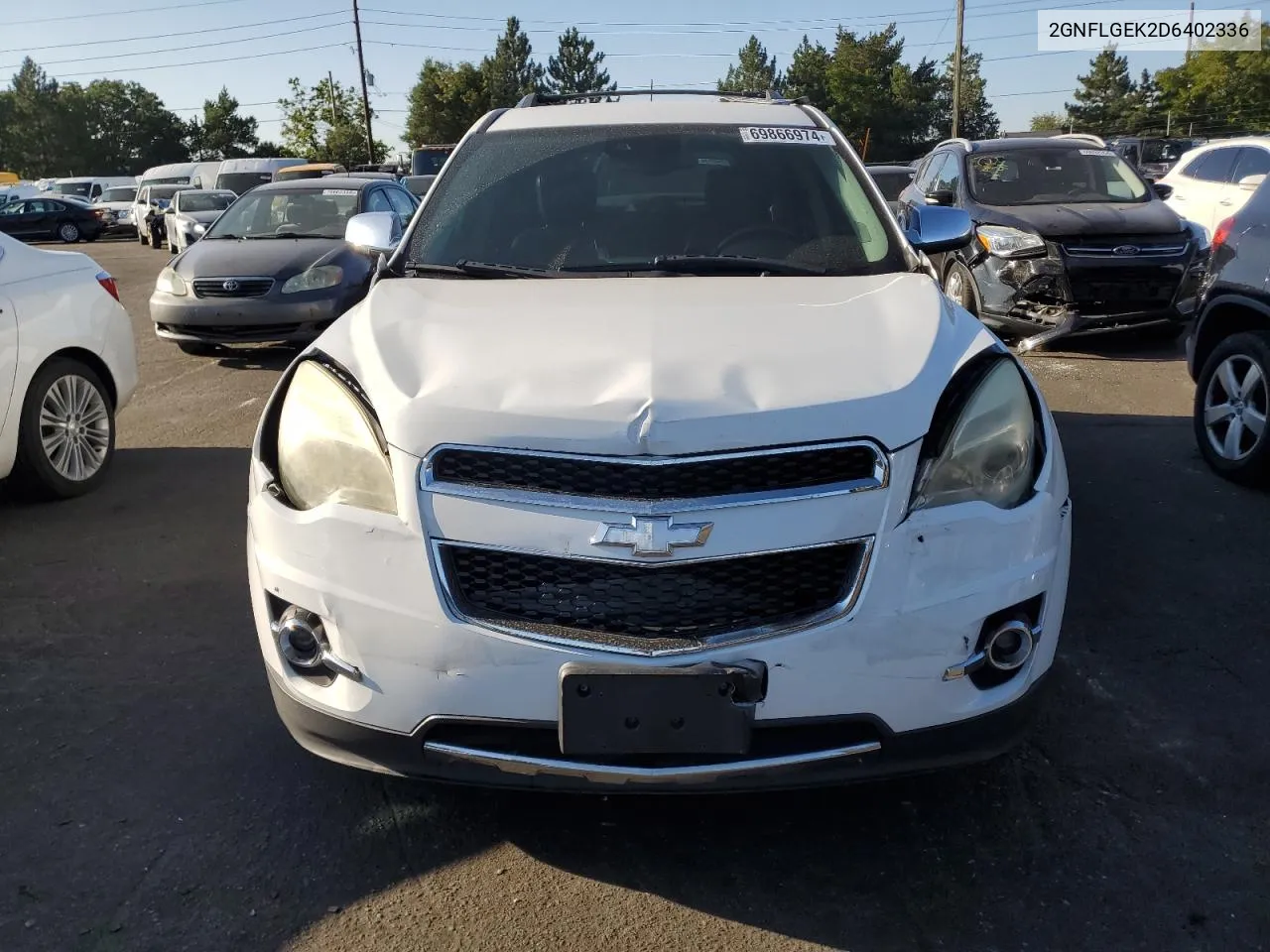 2GNFLGEK2D6402336 2013 Chevrolet Equinox Ltz