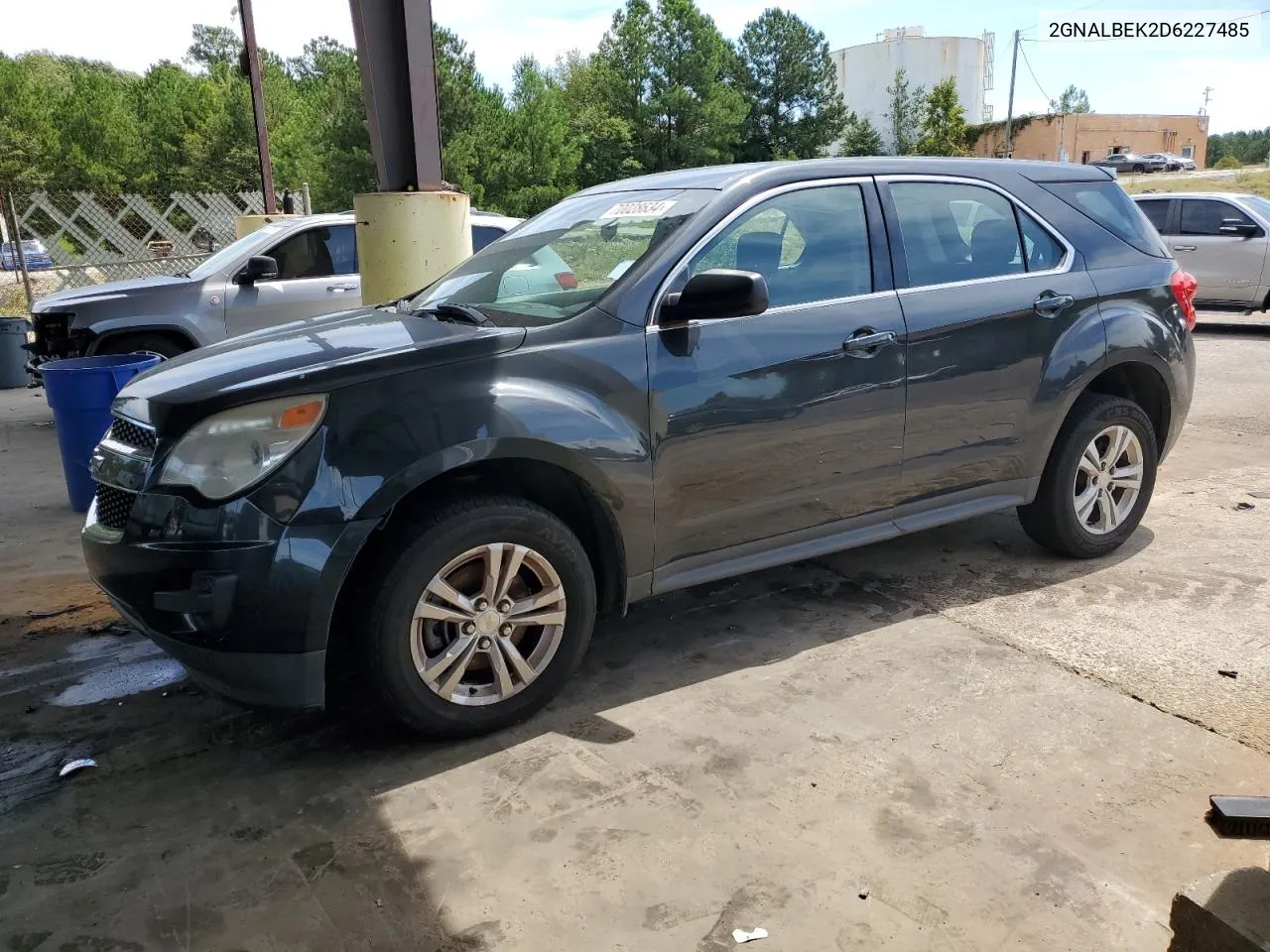 2013 Chevrolet Equinox Ls VIN: 2GNALBEK2D6227485 Lot: 70028634