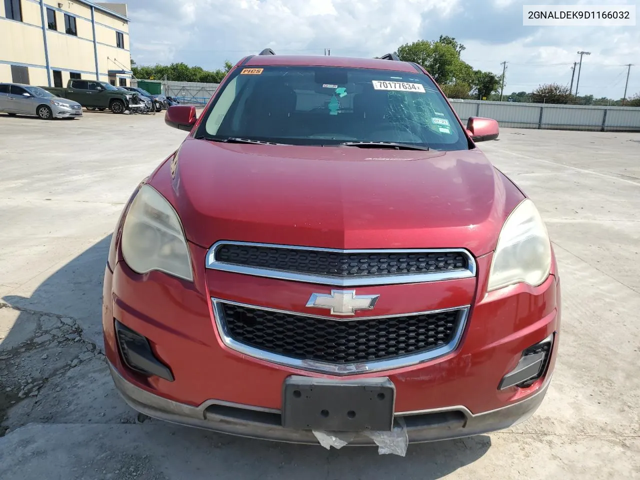 2013 Chevrolet Equinox Lt VIN: 2GNALDEK9D1166032 Lot: 70177634