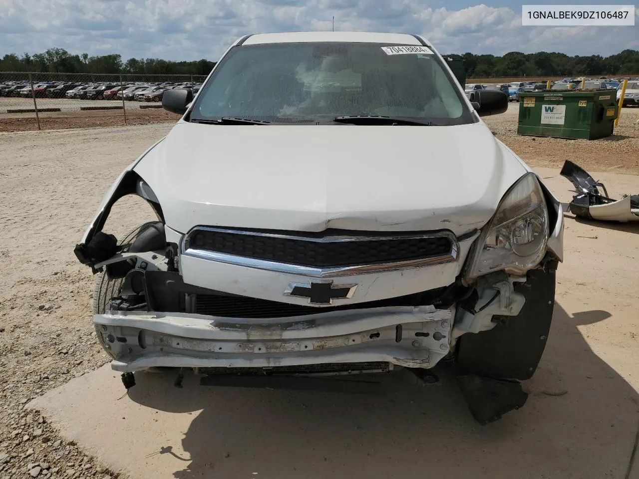 2013 Chevrolet Equinox Ls VIN: 1GNALBEK9DZ106487 Lot: 70418884