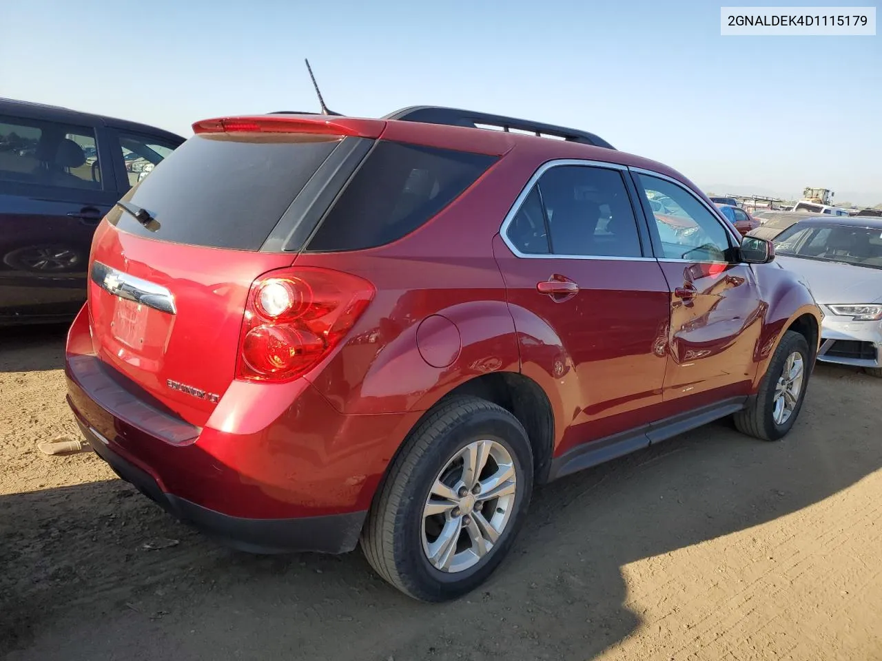 2013 Chevrolet Equinox Lt VIN: 2GNALDEK4D1115179 Lot: 70421334