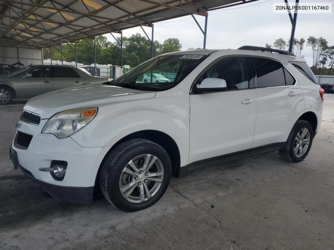 2013 Chevrolet Equinox Lt VIN: 2GNALPEK0D1167460 Lot: 70434134