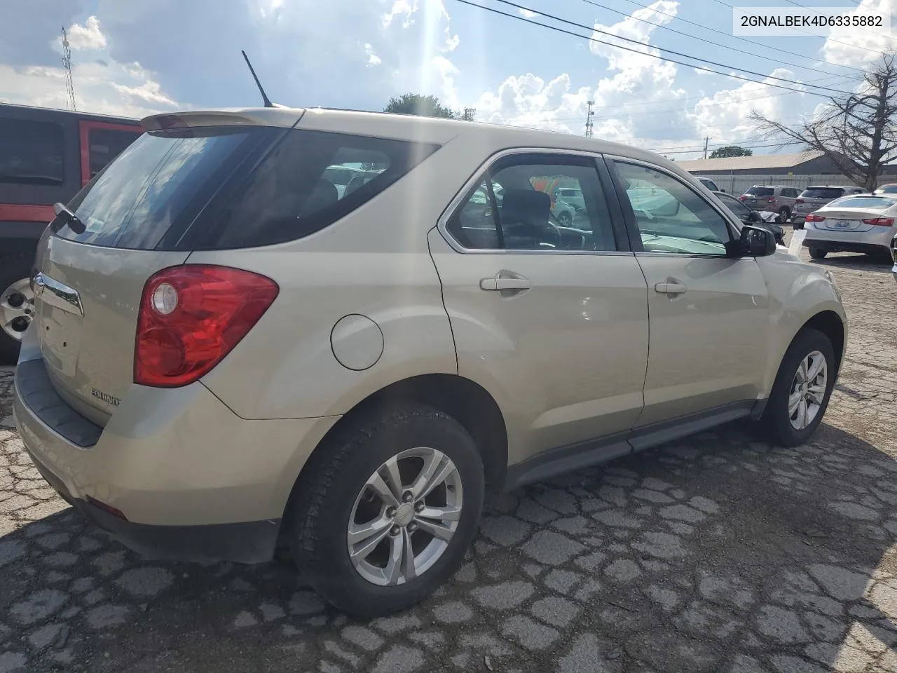 2013 Chevrolet Equinox Ls VIN: 2GNALBEK4D6335882 Lot: 70446414