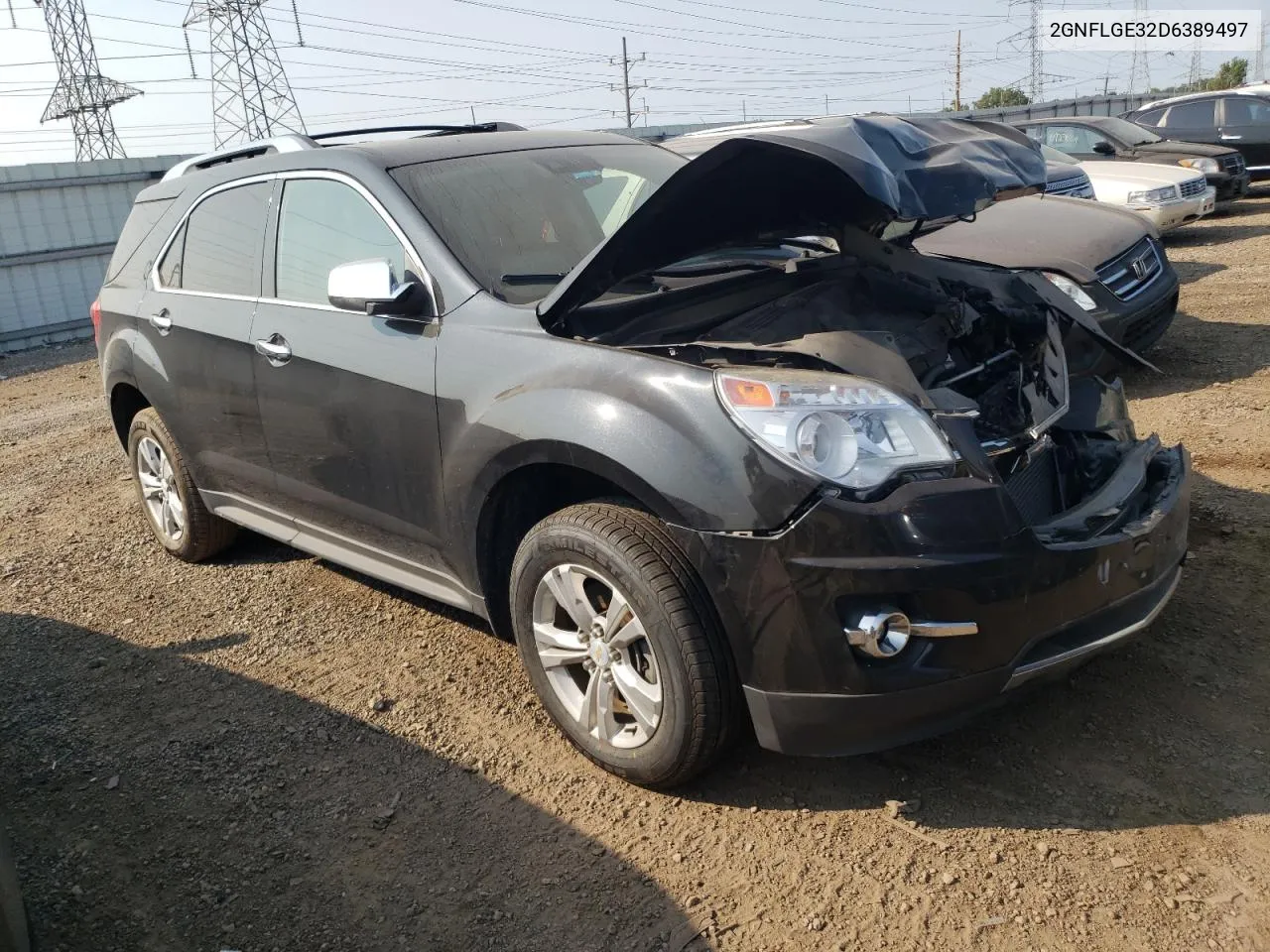 2013 Chevrolet Equinox Ltz VIN: 2GNFLGE32D6389497 Lot: 70493094