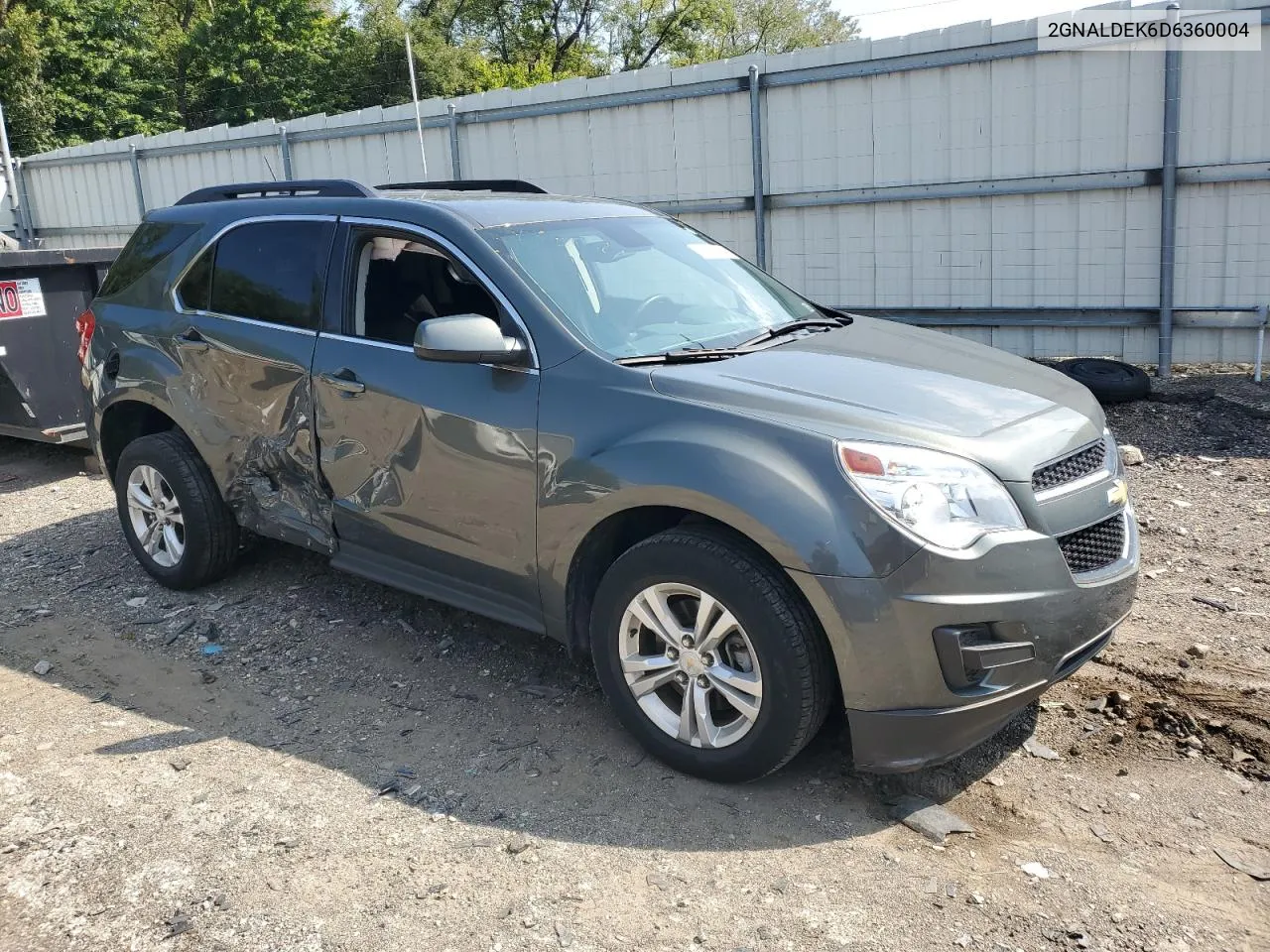 2013 Chevrolet Equinox Lt VIN: 2GNALDEK6D6360004 Lot: 70705304