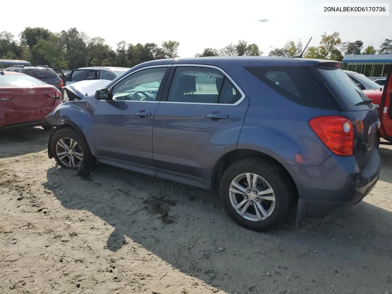 2013 Chevrolet Equinox Ls VIN: 2GNALBEK0D6170736 Lot: 70748794