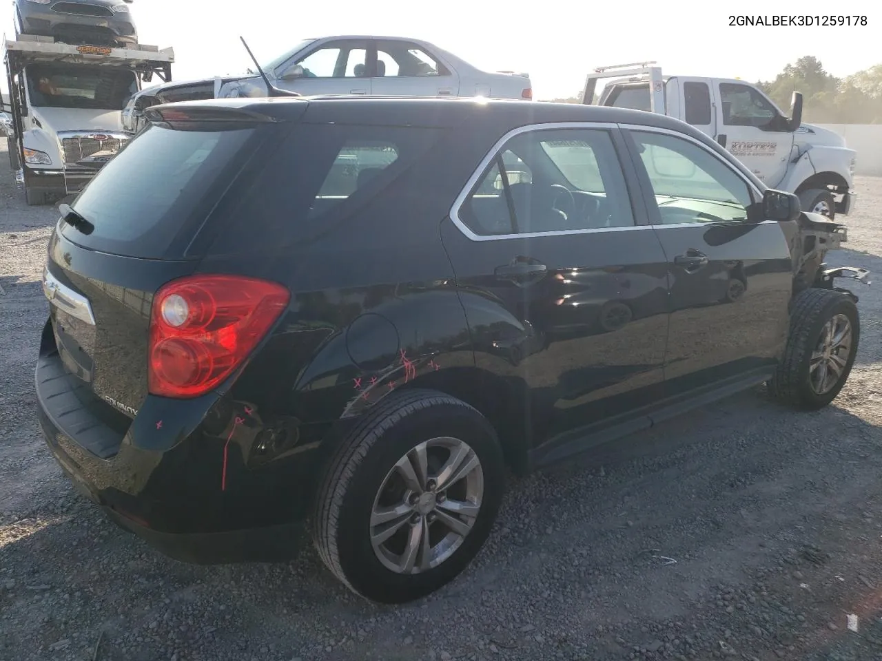 2013 Chevrolet Equinox Ls VIN: 2GNALBEK3D1259178 Lot: 70751644