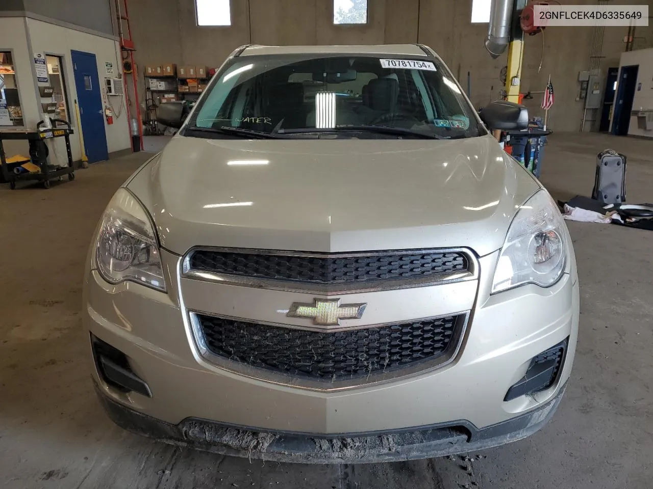 2013 Chevrolet Equinox Ls VIN: 2GNFLCEK4D6335649 Lot: 70781754