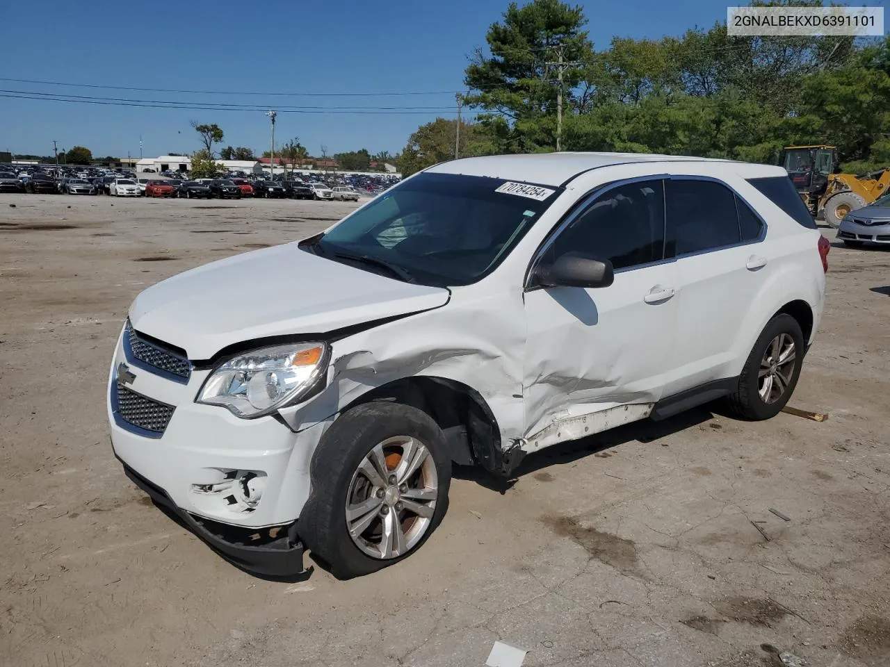 2013 Chevrolet Equinox Ls VIN: 2GNALBEKXD6391101 Lot: 70784254