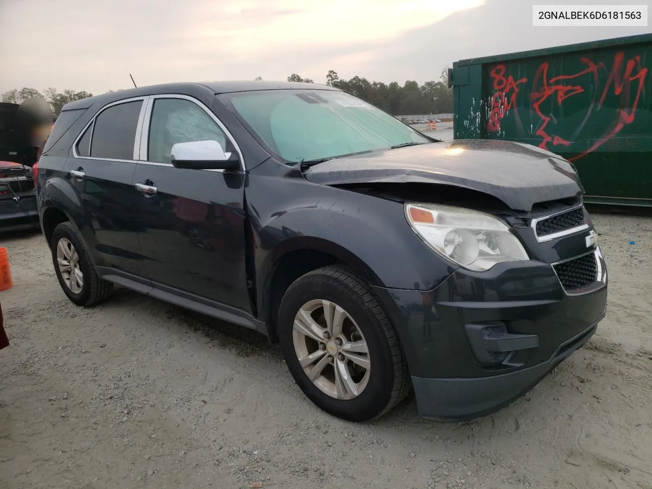 2013 Chevrolet Equinox Ls VIN: 2GNALBEK6D6181563 Lot: 71027854