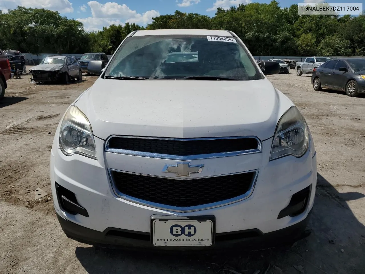 1GNALBEK7DZ117004 2013 Chevrolet Equinox Ls