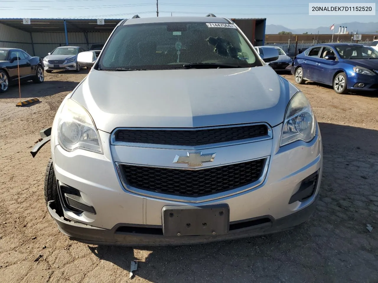 2013 Chevrolet Equinox Lt VIN: 2GNALDEK7D1152520 Lot: 71447564