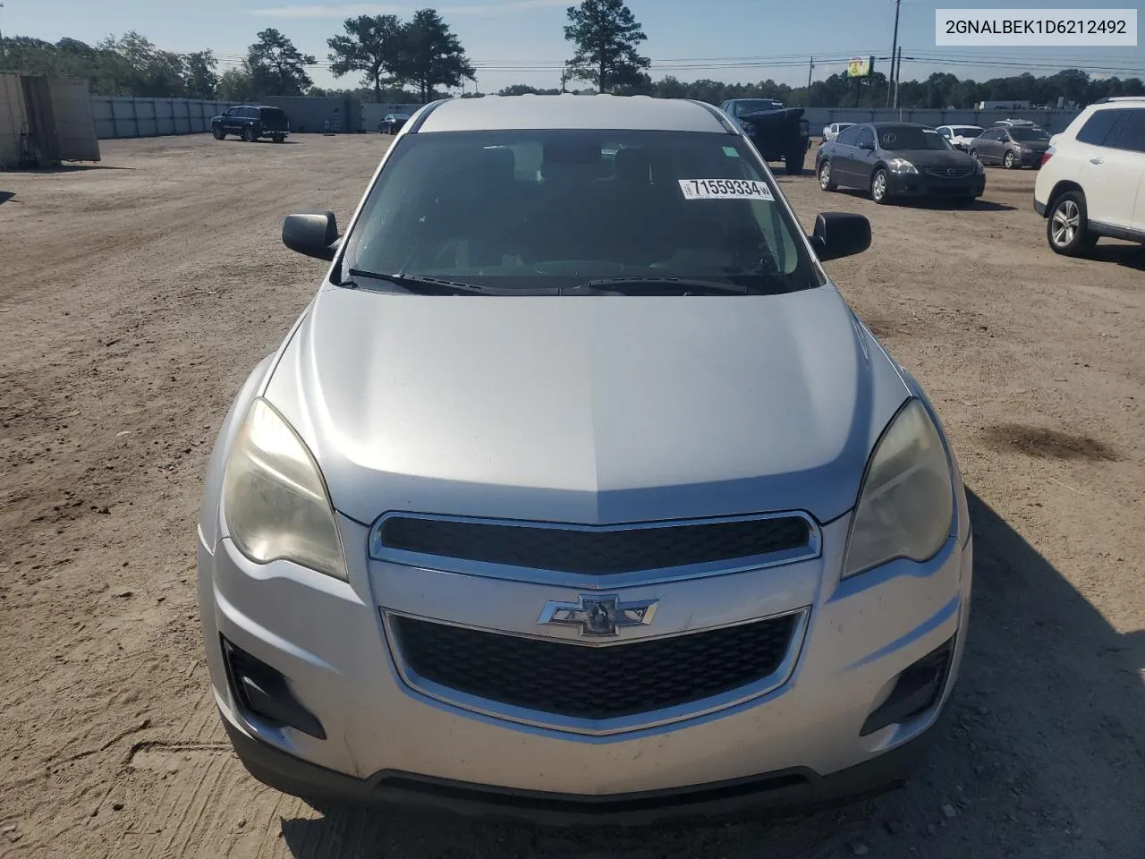 2013 Chevrolet Equinox Ls VIN: 2GNALBEK1D6212492 Lot: 71559334