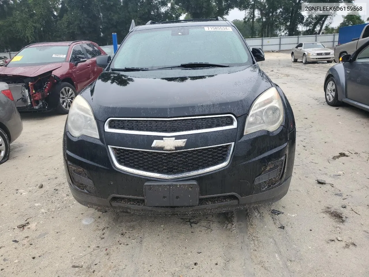 2013 Chevrolet Equinox Lt VIN: 2GNFLEEK6D6159568 Lot: 71585534