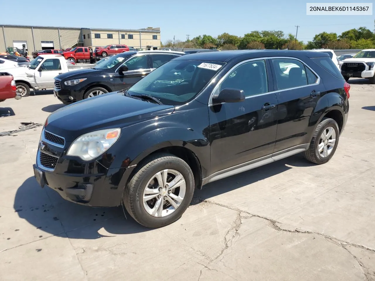 2013 Chevrolet Equinox Ls VIN: 2GNALBEK6D1145367 Lot: 71677634