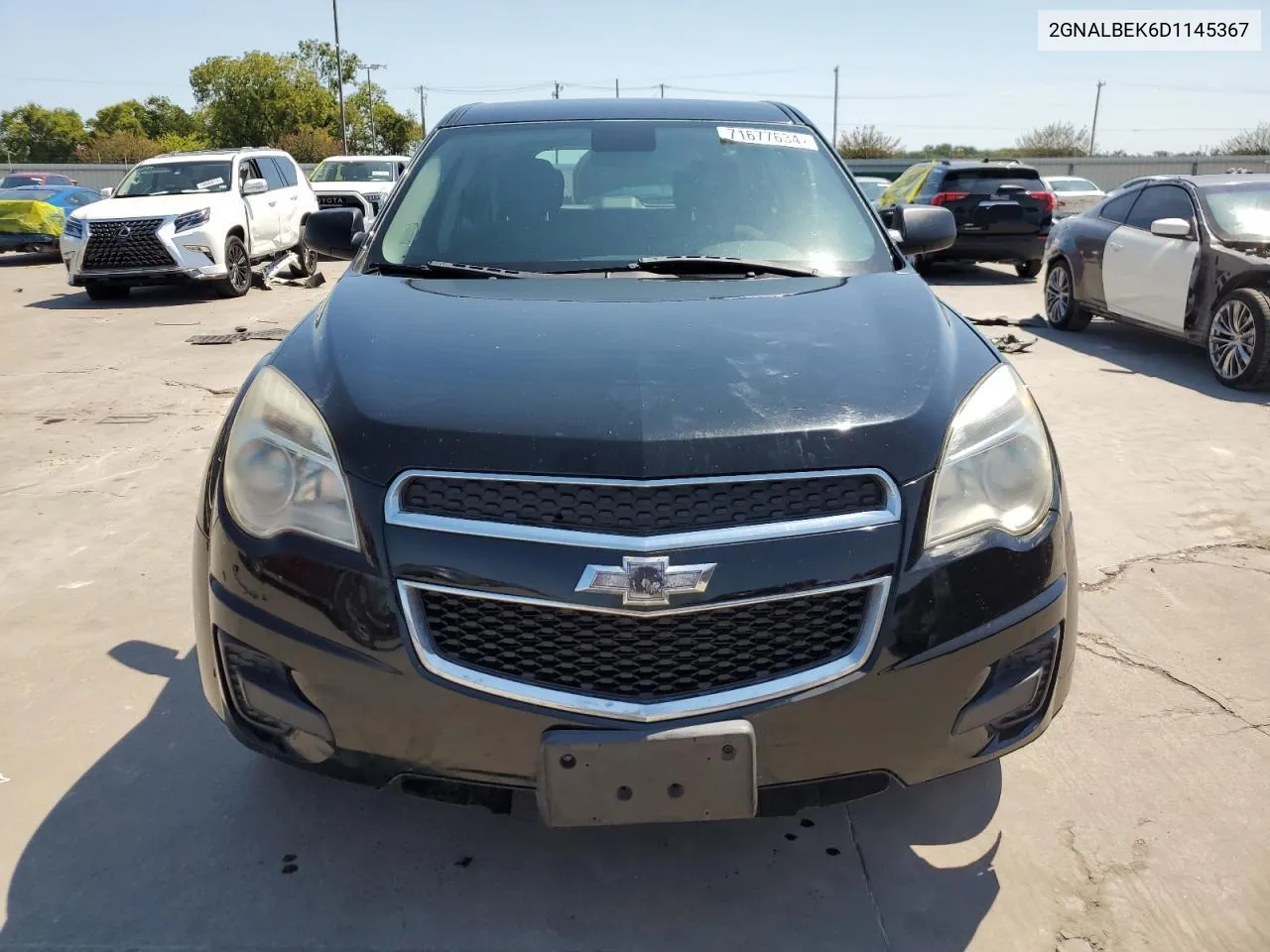 2013 Chevrolet Equinox Ls VIN: 2GNALBEK6D1145367 Lot: 71677634