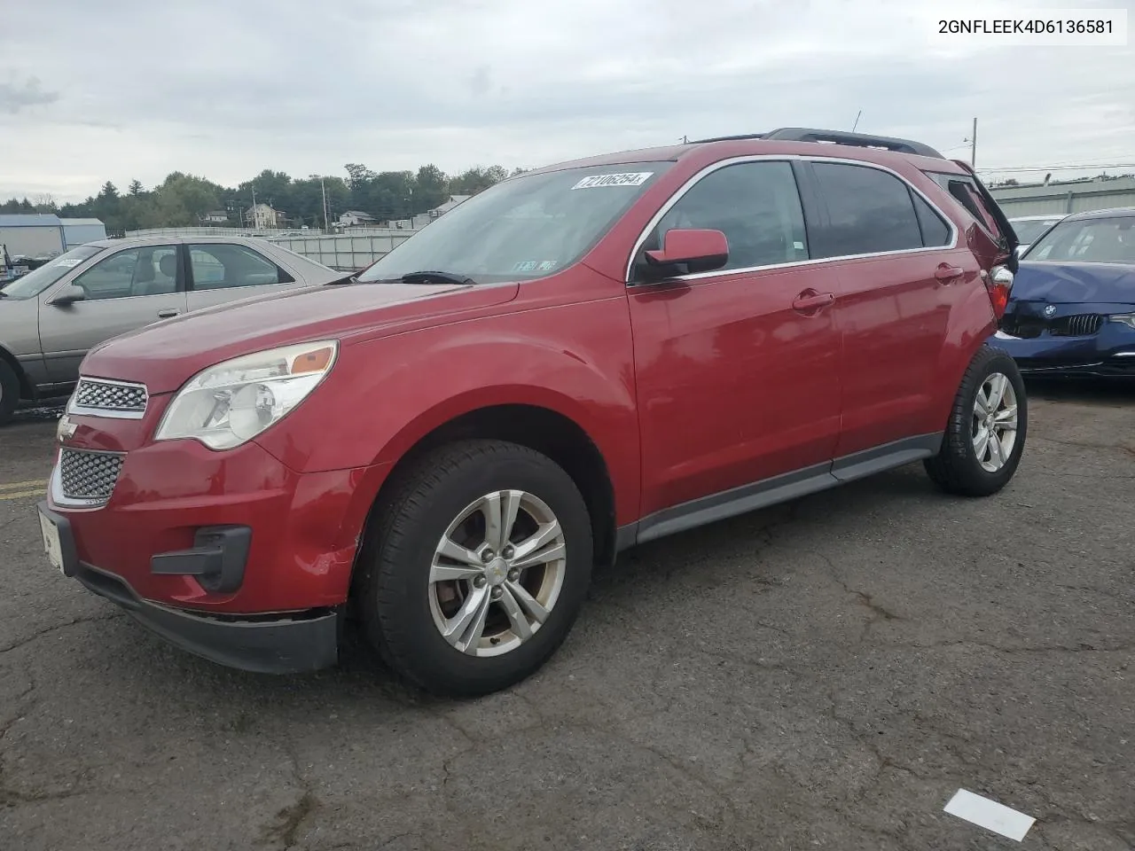 2013 Chevrolet Equinox Lt VIN: 2GNFLEEK4D6136581 Lot: 72106254