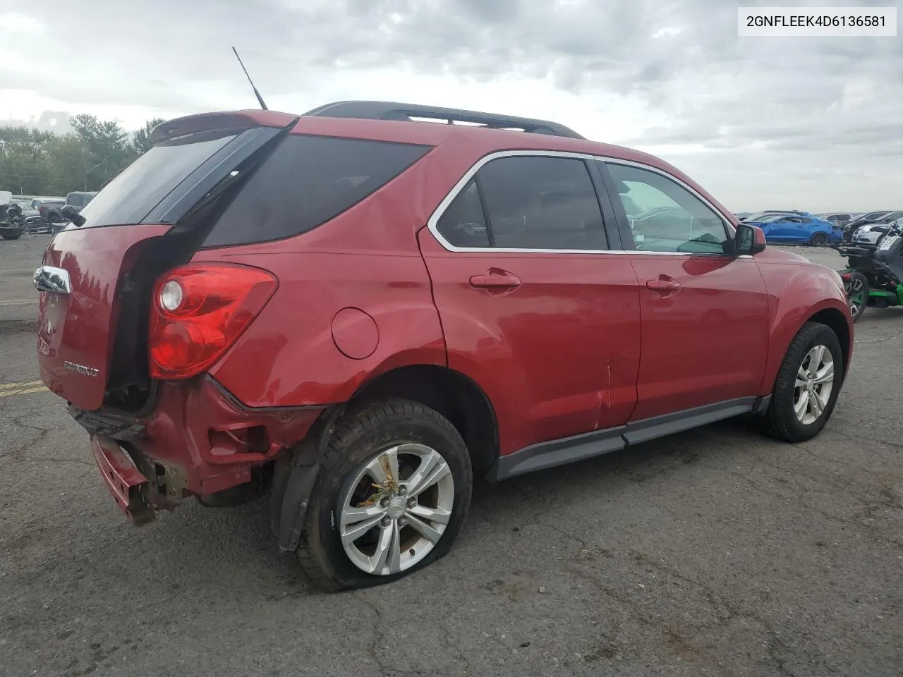 2013 Chevrolet Equinox Lt VIN: 2GNFLEEK4D6136581 Lot: 72106254