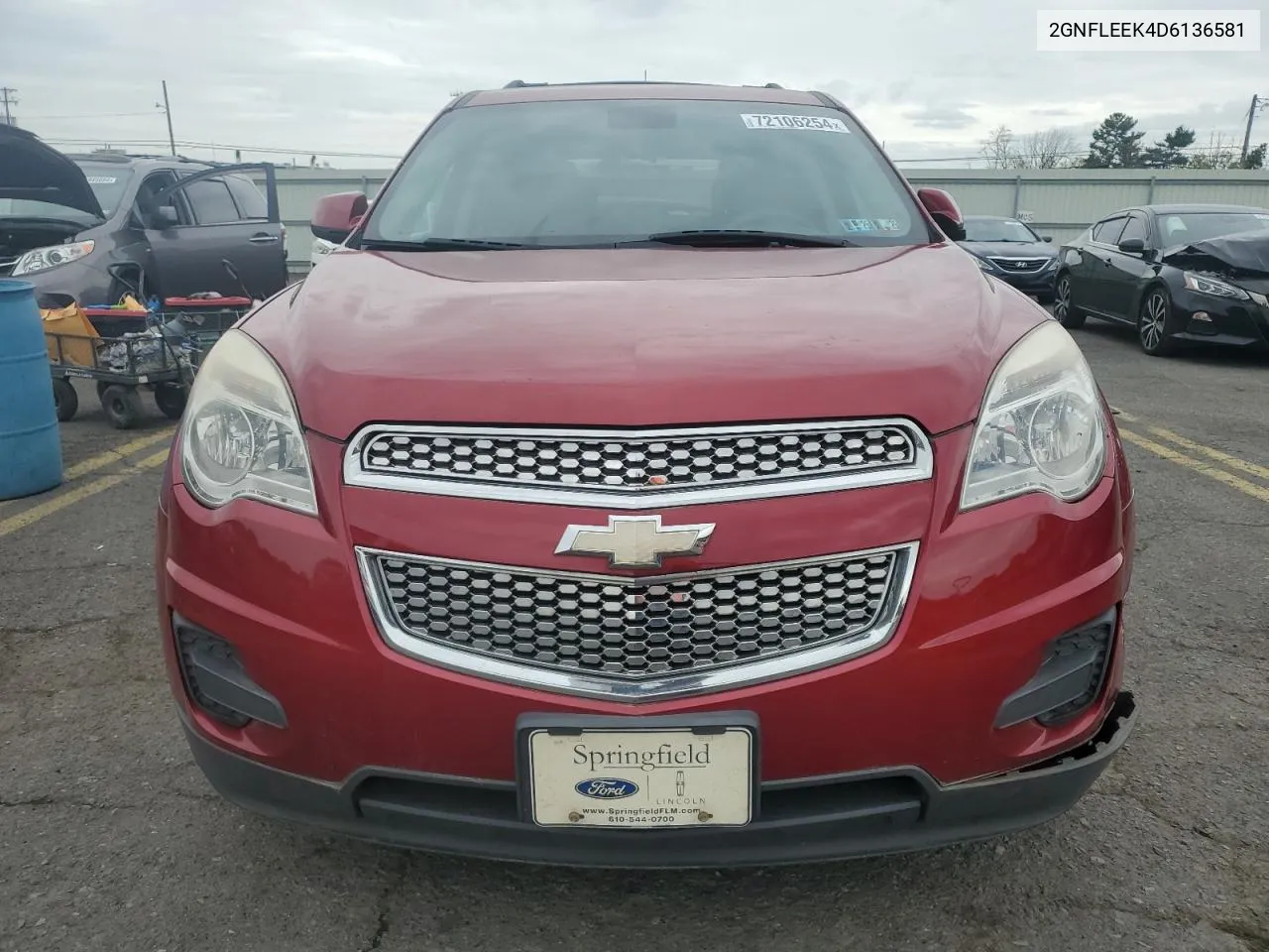 2GNFLEEK4D6136581 2013 Chevrolet Equinox Lt