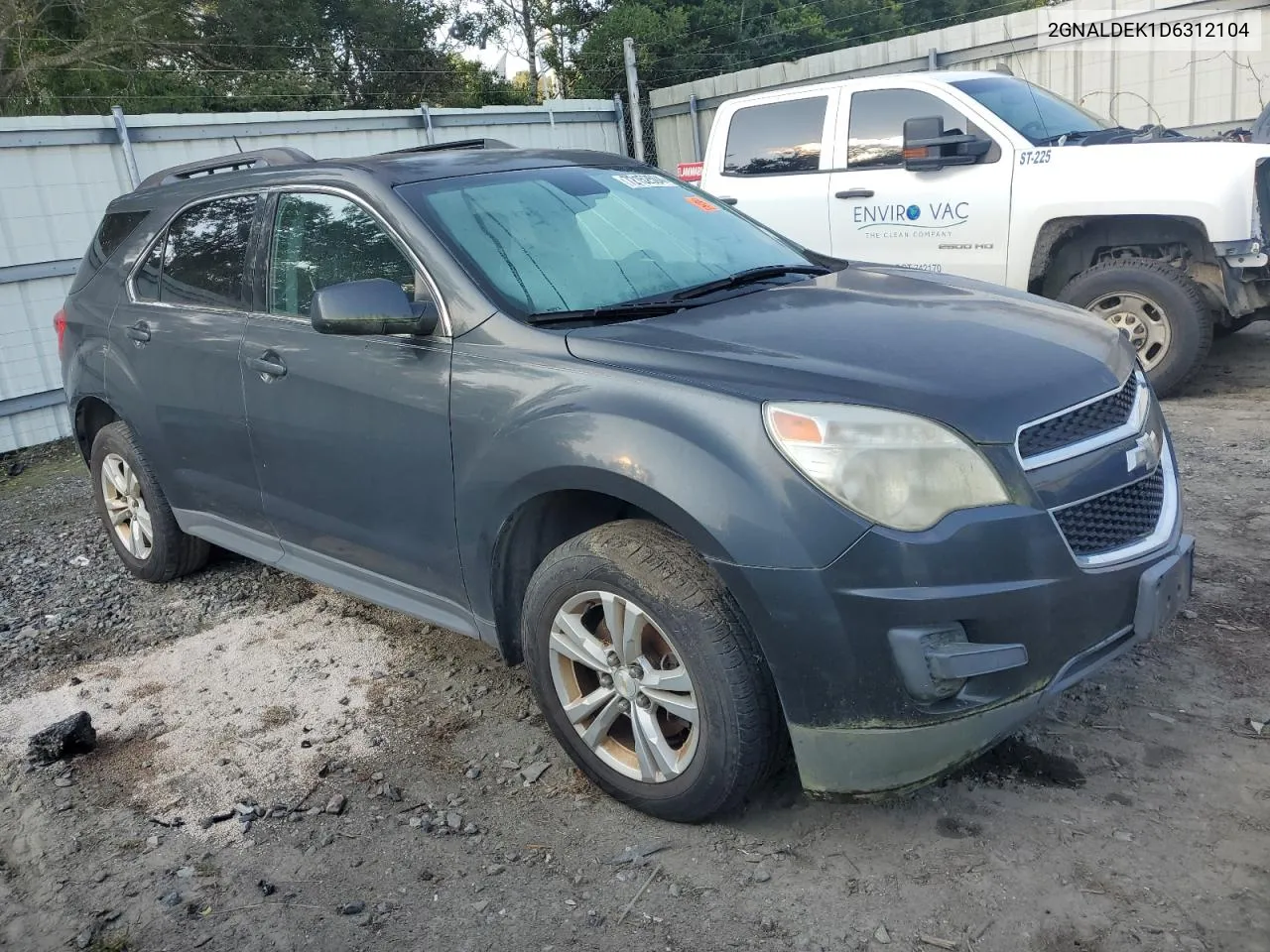 2013 Chevrolet Equinox Lt VIN: 2GNALDEK1D6312104 Lot: 72152504