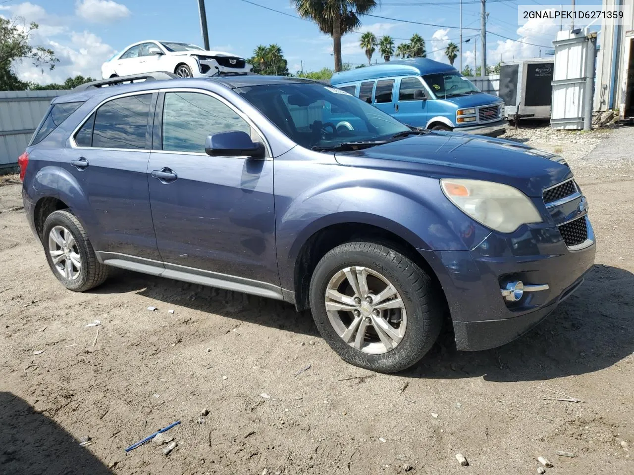 2013 Chevrolet Equinox Lt VIN: 2GNALPEK1D6271359 Lot: 72251524