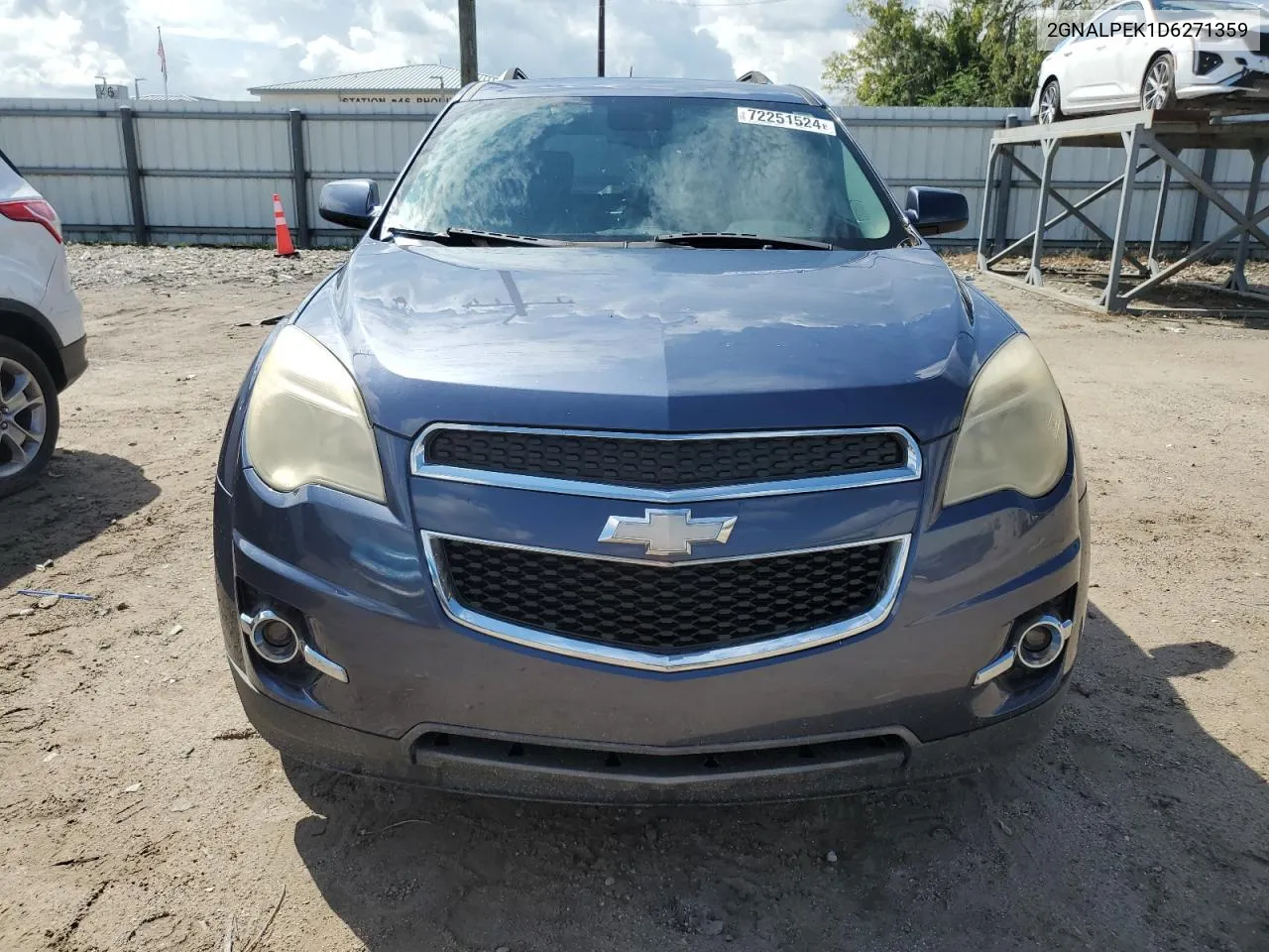 2013 Chevrolet Equinox Lt VIN: 2GNALPEK1D6271359 Lot: 72251524