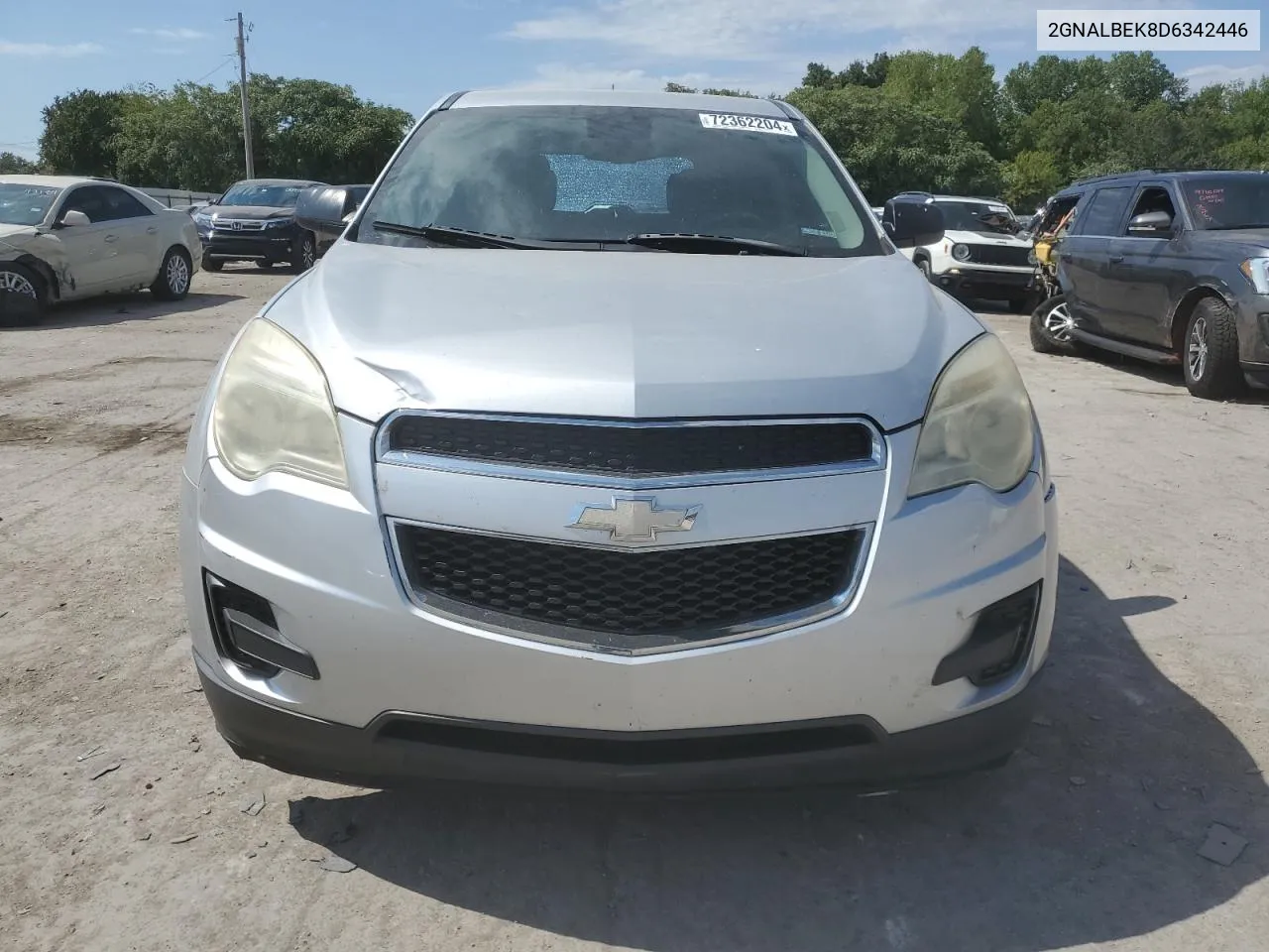 2GNALBEK8D6342446 2013 Chevrolet Equinox Ls