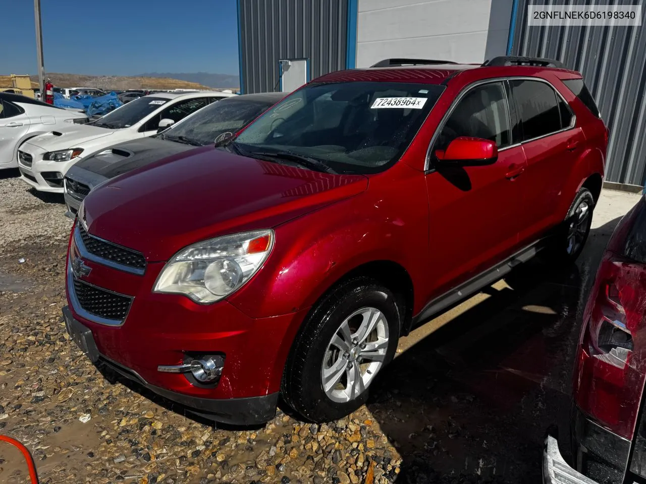 2013 Chevrolet Equinox Lt VIN: 2GNFLNEK6D6198340 Lot: 72438964