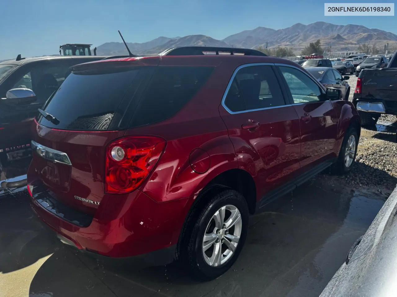 2013 Chevrolet Equinox Lt VIN: 2GNFLNEK6D6198340 Lot: 72438964