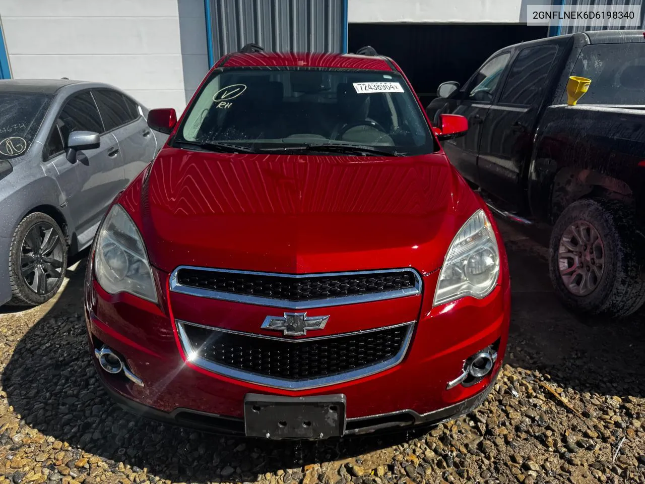 2013 Chevrolet Equinox Lt VIN: 2GNFLNEK6D6198340 Lot: 72438964