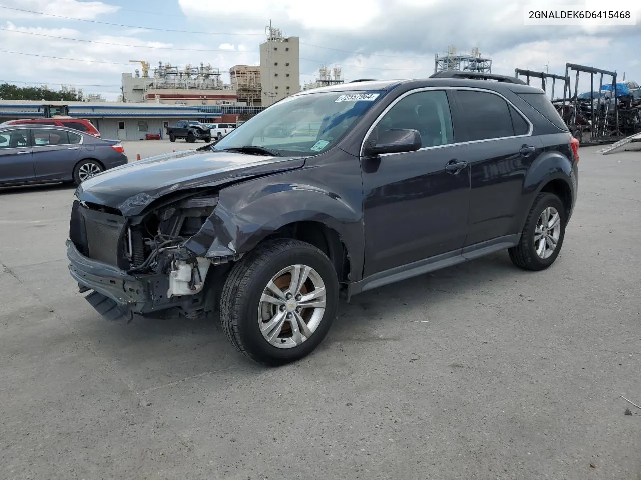 2013 Chevrolet Equinox Lt VIN: 2GNALDEK6D6415468 Lot: 72557964