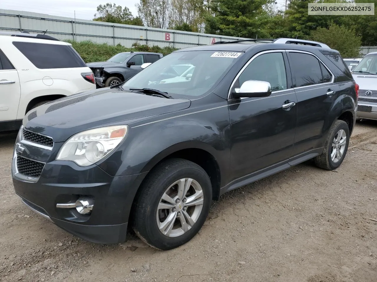 2013 Chevrolet Equinox Ltz VIN: 2GNFLGEKXD6252475 Lot: 72627744