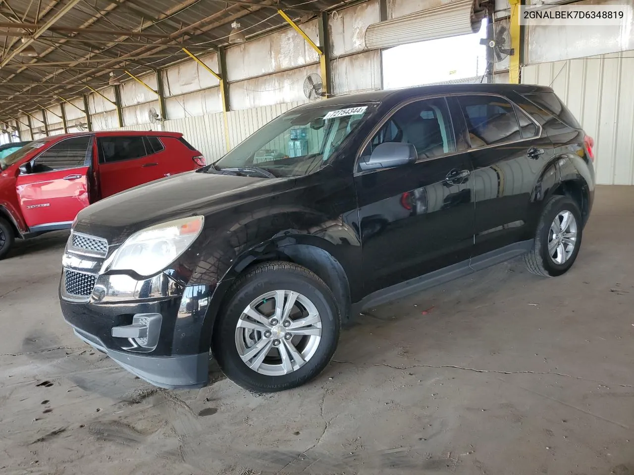 2013 Chevrolet Equinox Ls VIN: 2GNALBEK7D6348819 Lot: 72754344