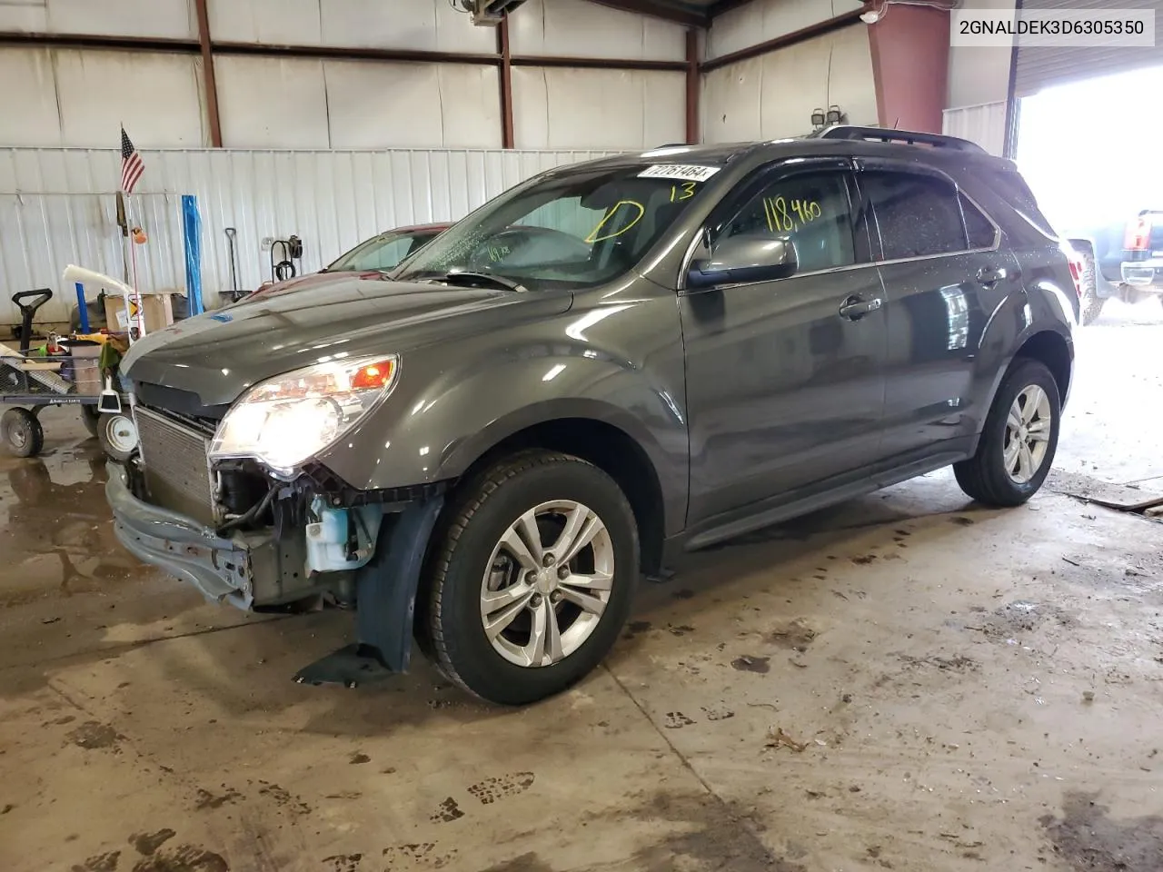 2013 Chevrolet Equinox Lt VIN: 2GNALDEK3D6305350 Lot: 72761464