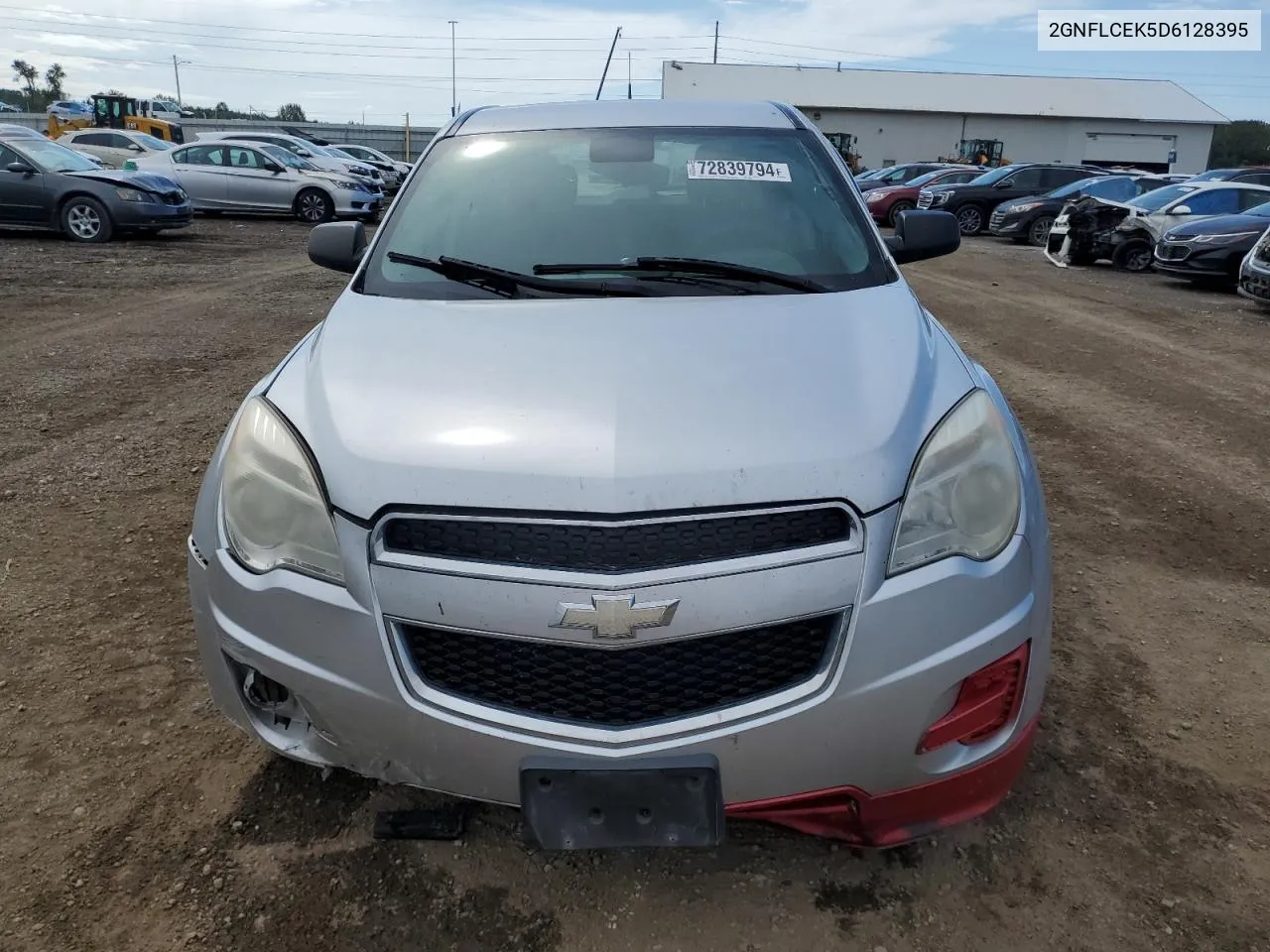 2013 Chevrolet Equinox Ls VIN: 2GNFLCEK5D6128395 Lot: 72839794