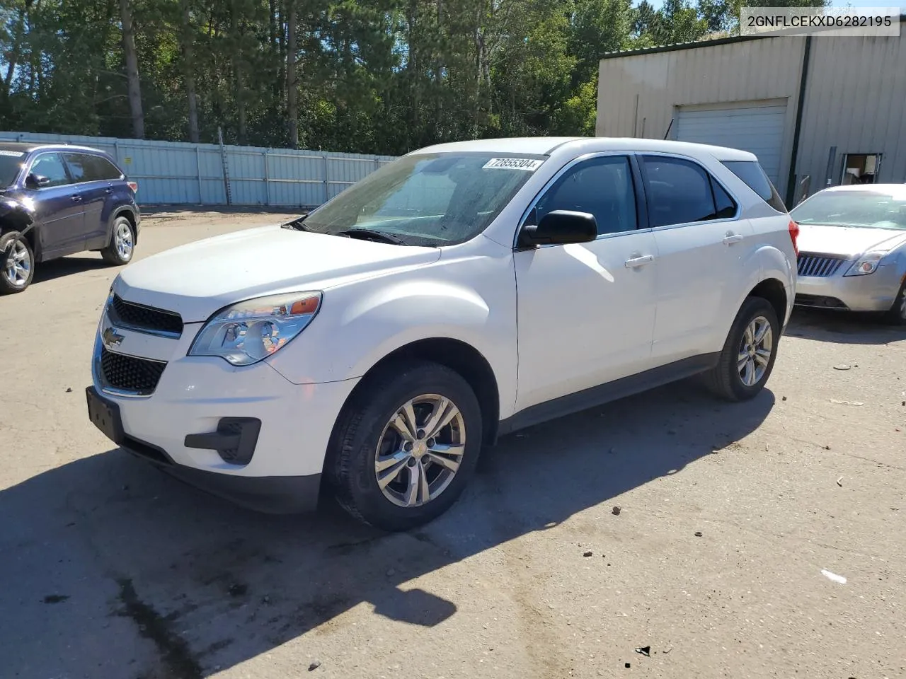 2013 Chevrolet Equinox Ls VIN: 2GNFLCEKXD6282195 Lot: 72855304