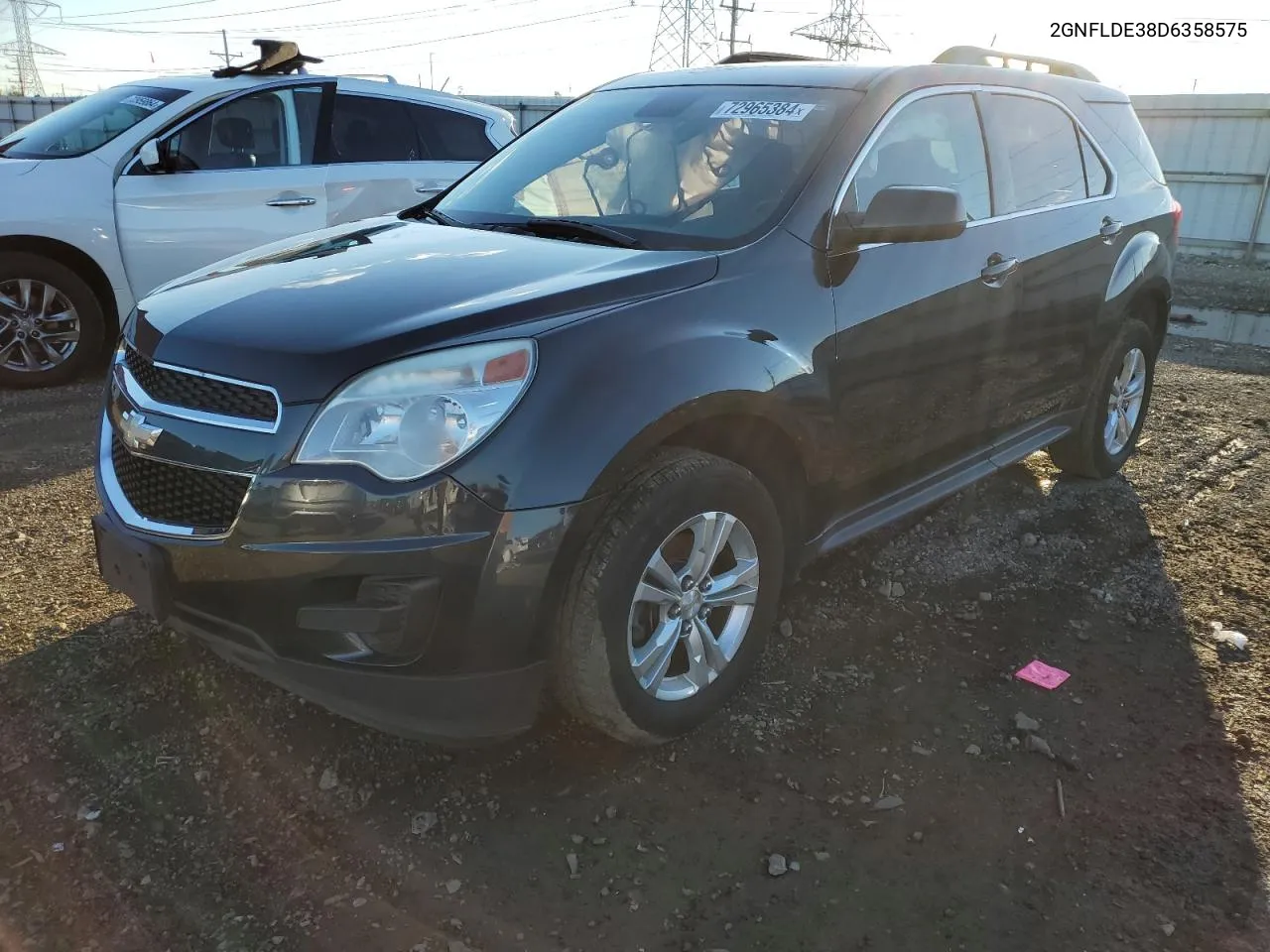 2013 Chevrolet Equinox Lt VIN: 2GNFLDE38D6358575 Lot: 72965384