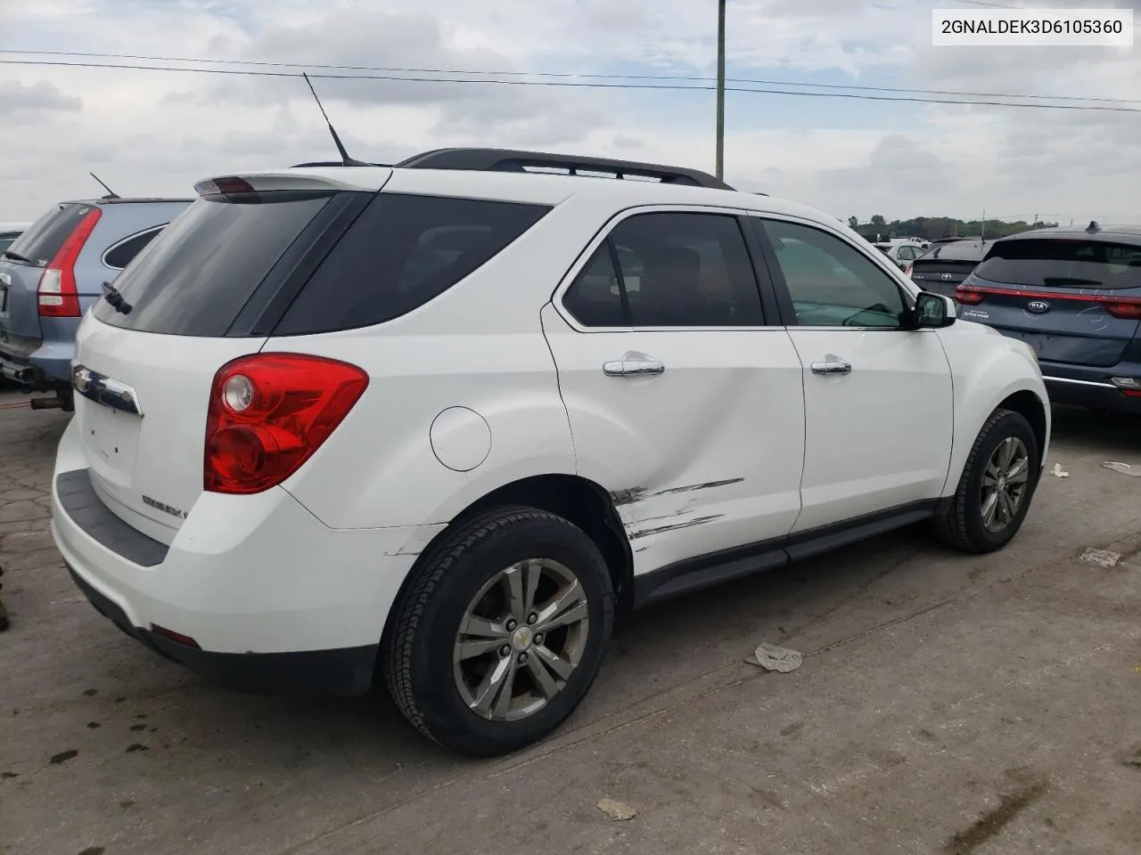 2013 Chevrolet Equinox Lt VIN: 2GNALDEK3D6105360 Lot: 72996474