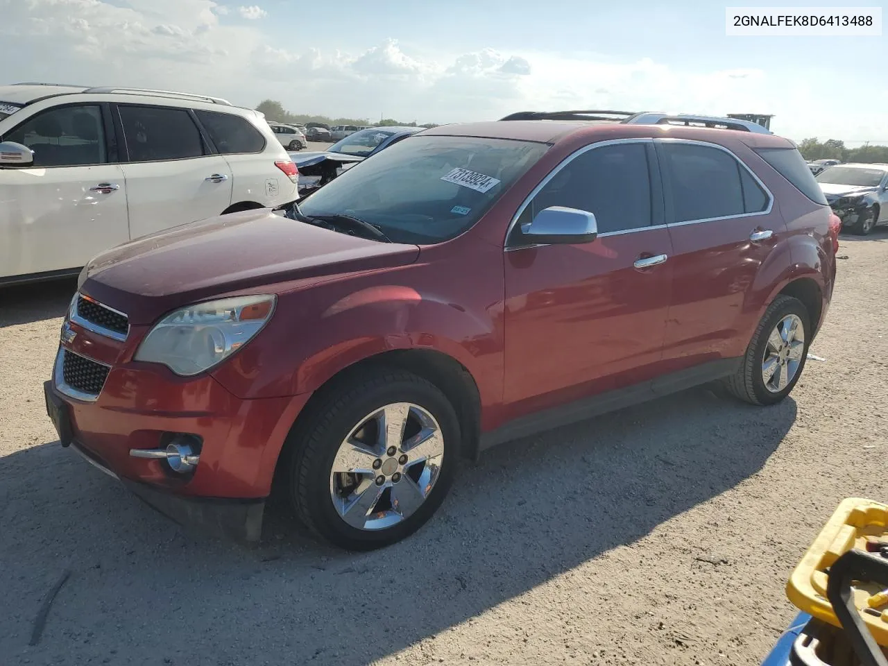 2013 Chevrolet Equinox Ltz VIN: 2GNALFEK8D6413488 Lot: 73139924