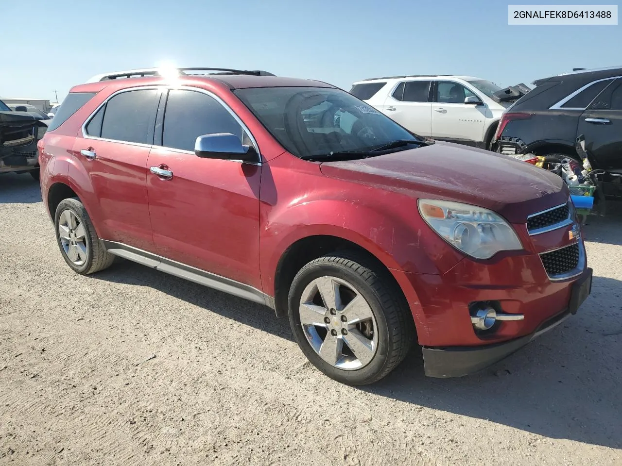 2013 Chevrolet Equinox Ltz VIN: 2GNALFEK8D6413488 Lot: 73139924