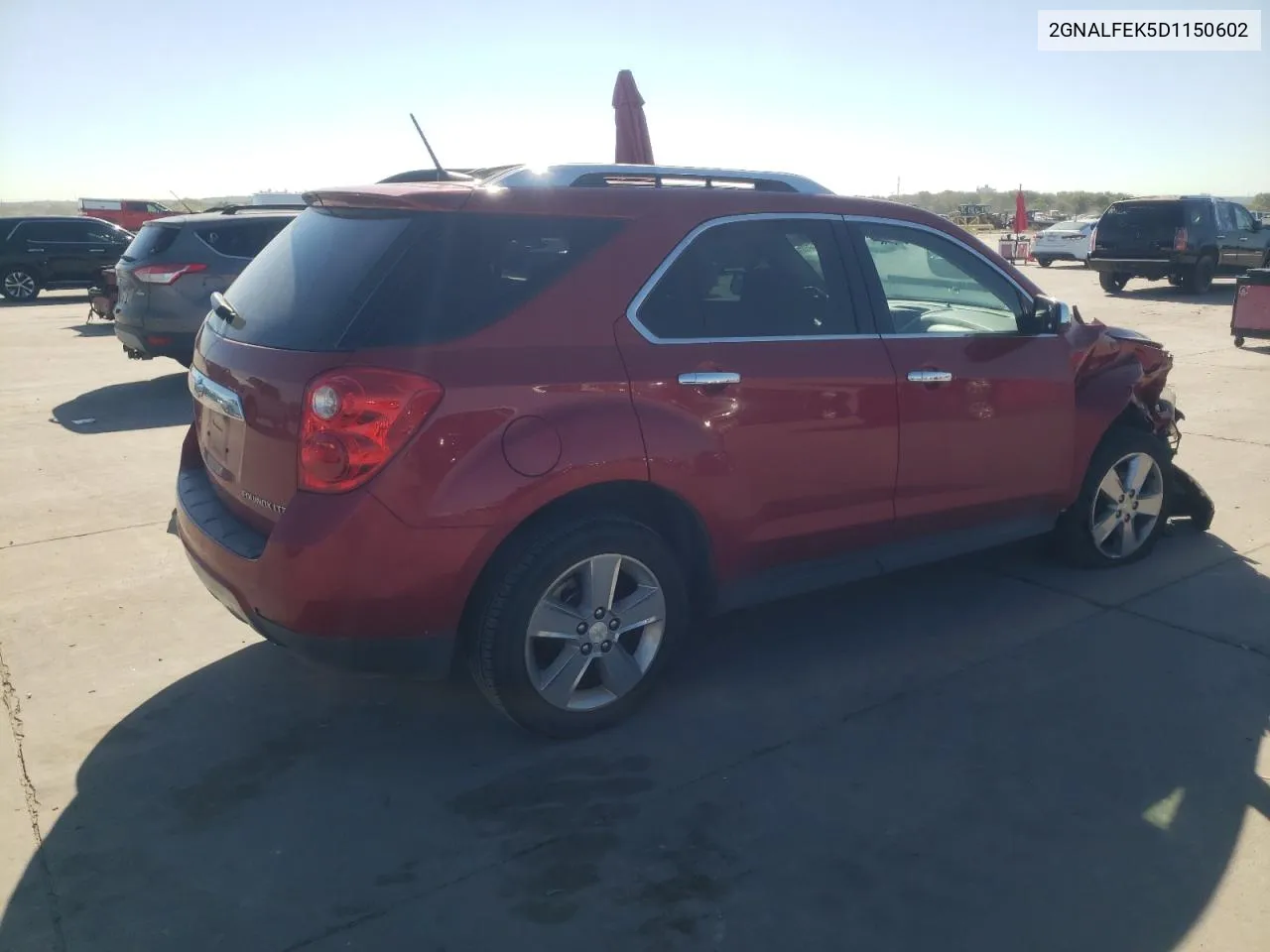 2013 Chevrolet Equinox Ltz VIN: 2GNALFEK5D1150602 Lot: 73208604