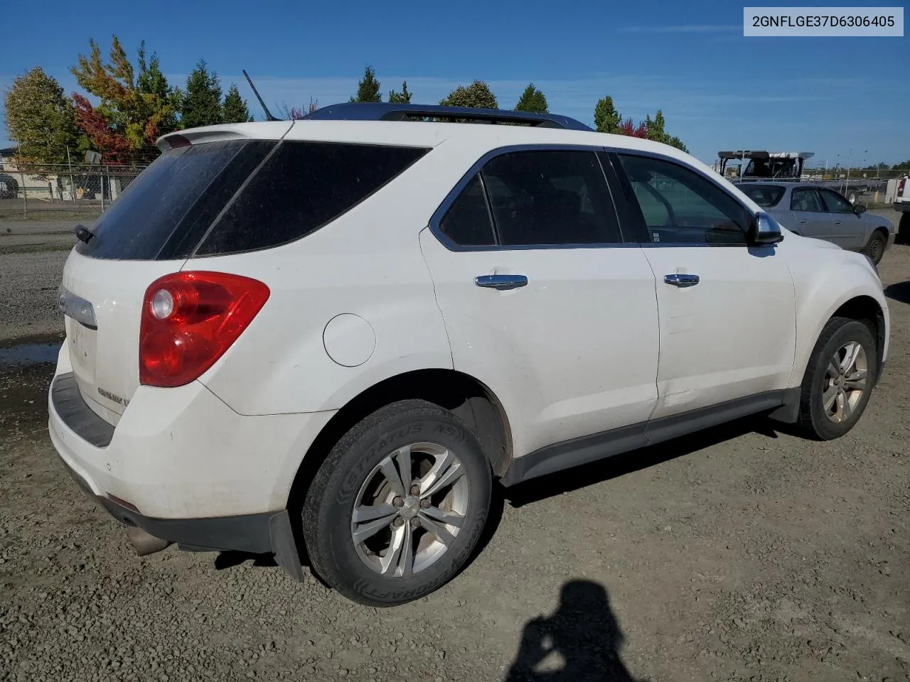 2013 Chevrolet Equinox Ltz VIN: 2GNFLGE37D6306405 Lot: 73409434